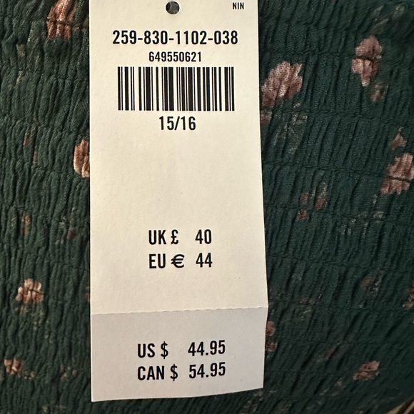 🌟 NWT! Abercrombie Kids Floral Midi Dress - Picture 3 of 4